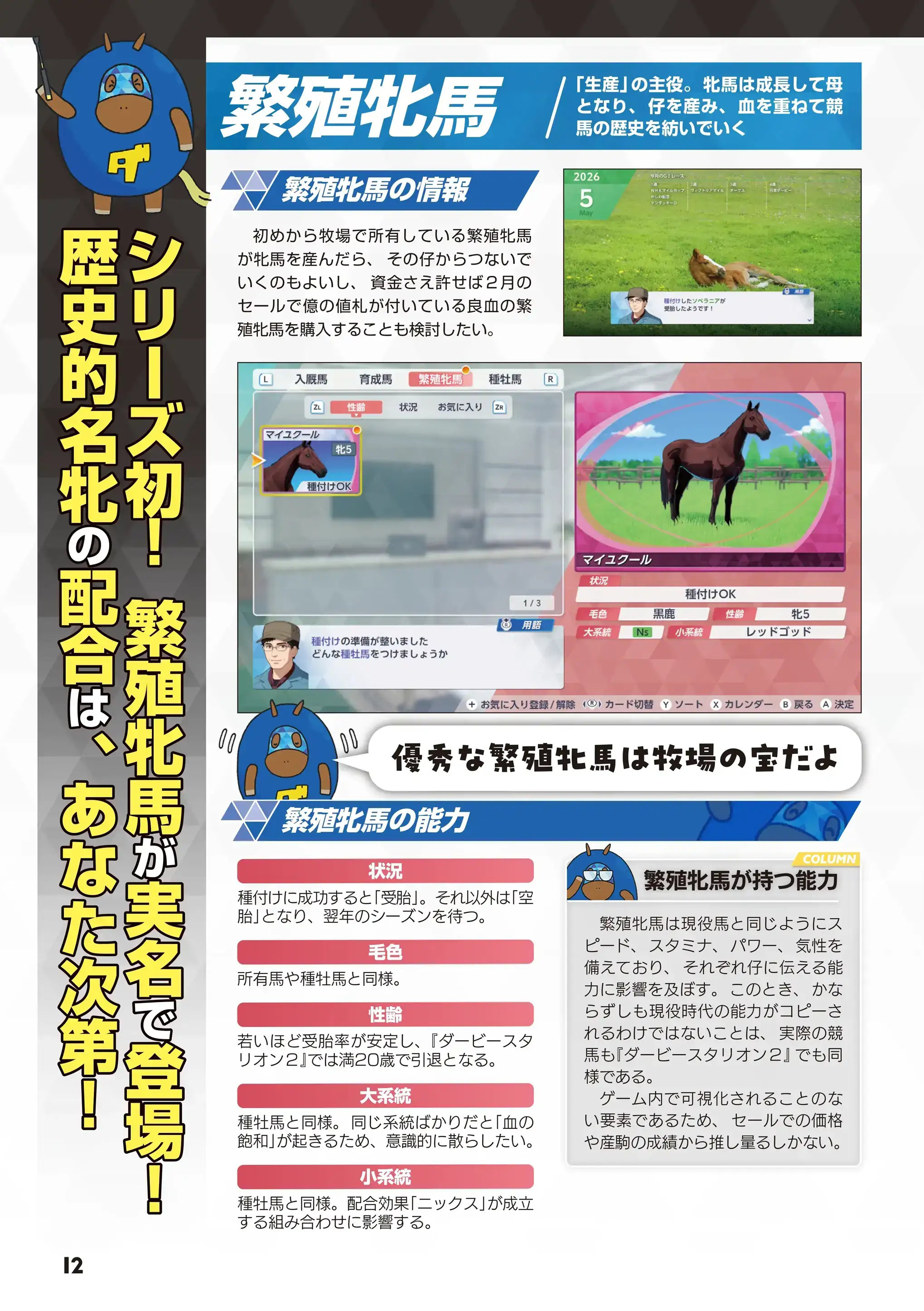 ダービースタリオン2 特別号 12ページ